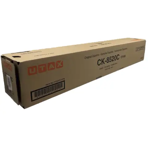 Oryginalny Toner Cyan Utax PC2480, CK-8520C, CK8520C (1T02P3CUT0, 1T02P3CTA0)